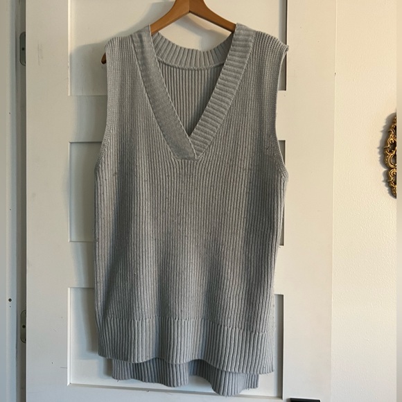 Grey Sweater Vest - Picture 1 of 2